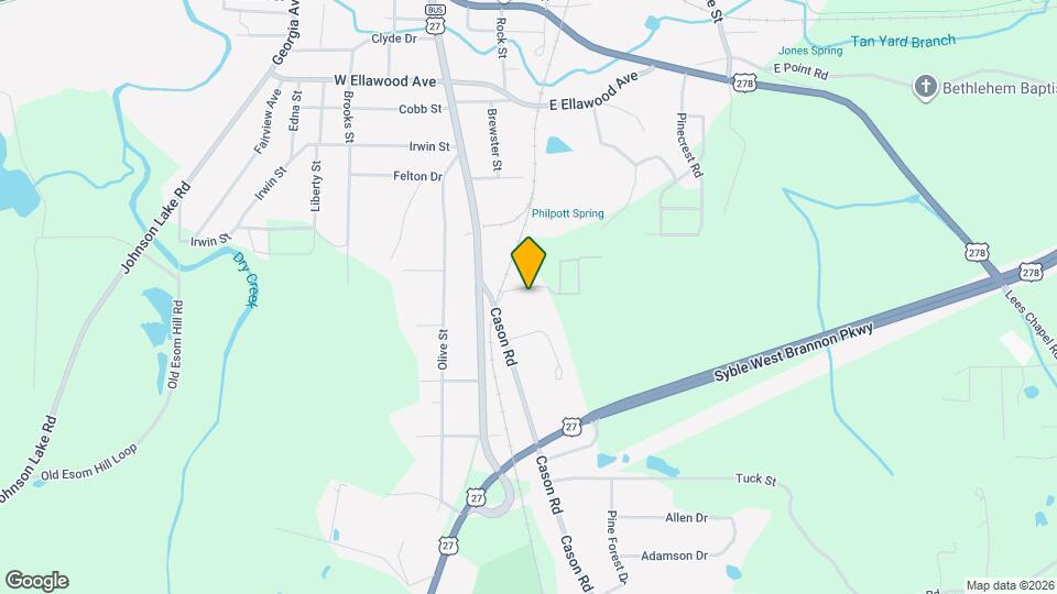 117 Cason Rd Map and Location Details