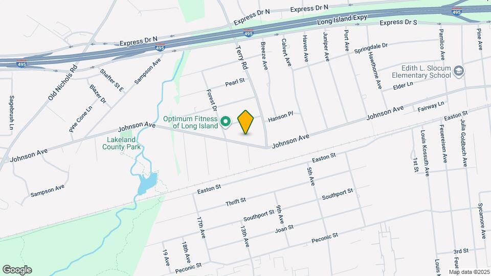 447 Johnson Ave, Unit 1 Map and Location Details