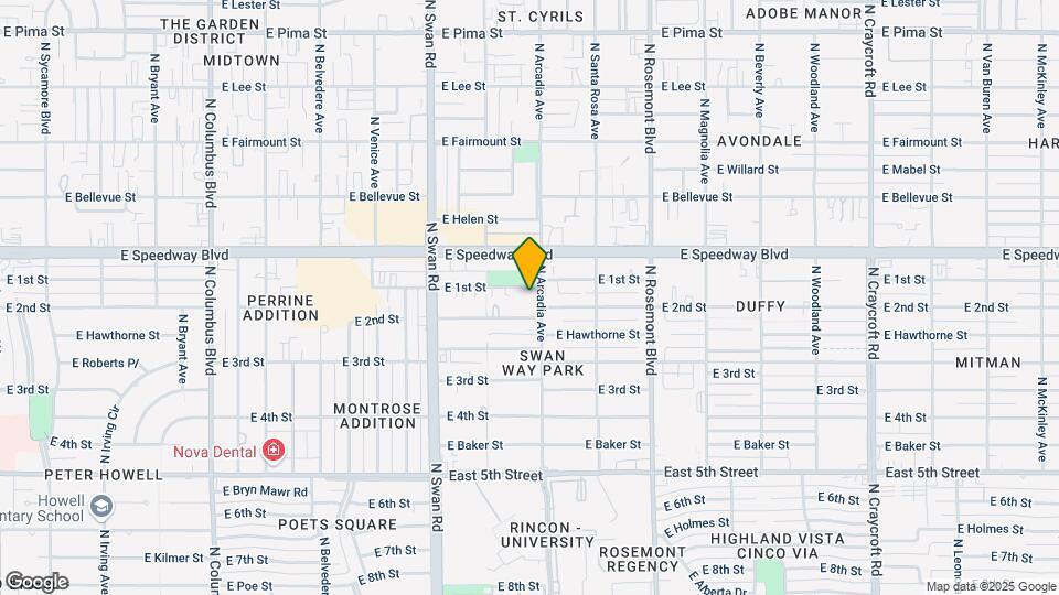 4862 E 1st St Map and Location Details