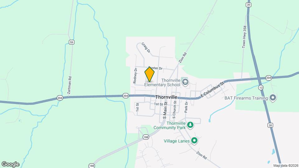 Thornville Manor Mapa y Detalles de la Ubicación