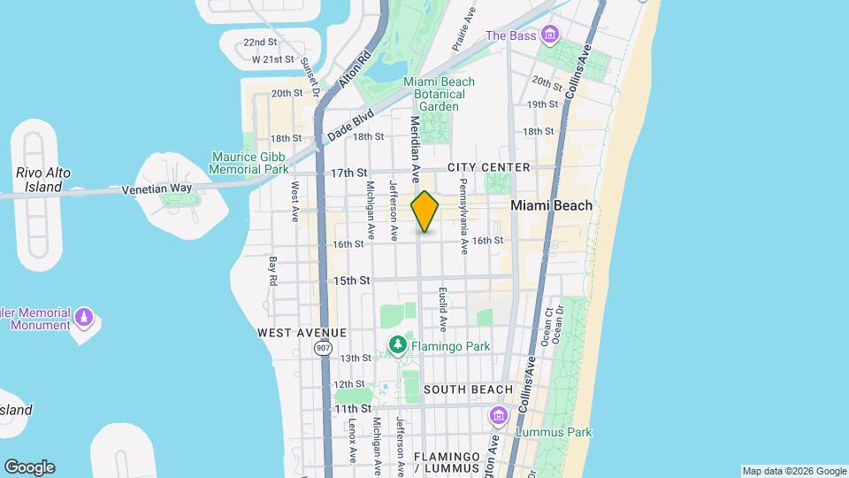 16 16th St Mapa y Detalles de la Ubicación
