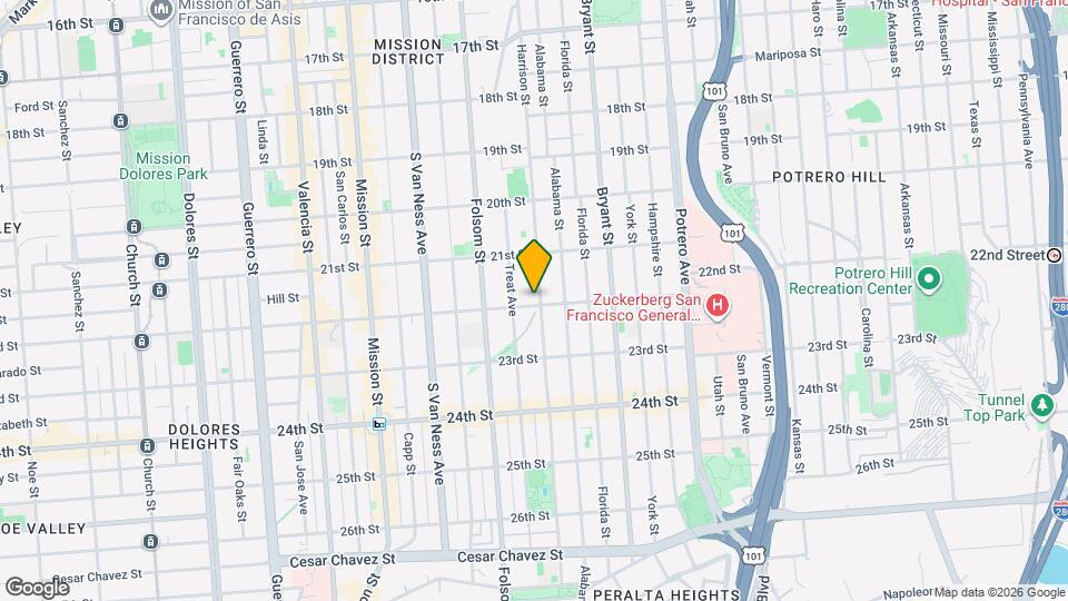 2900 22nd St Map and Location Details