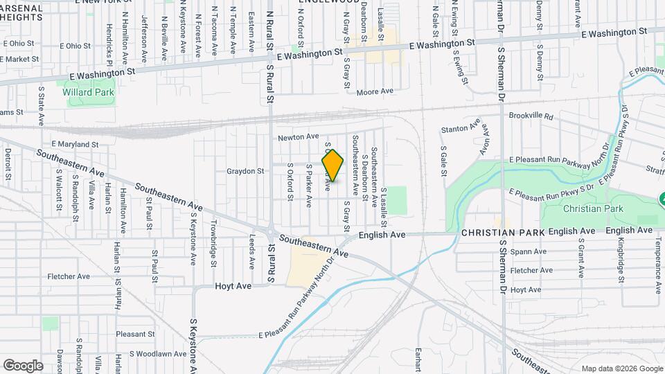 335 S Oakland Ave Map and Location Details