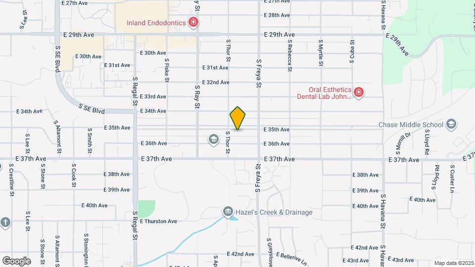 3418 E 35th Ave Mapa y Detalles de la Ubicación