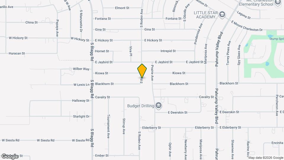 3241 S Rodeo Ave Map and Location Details
