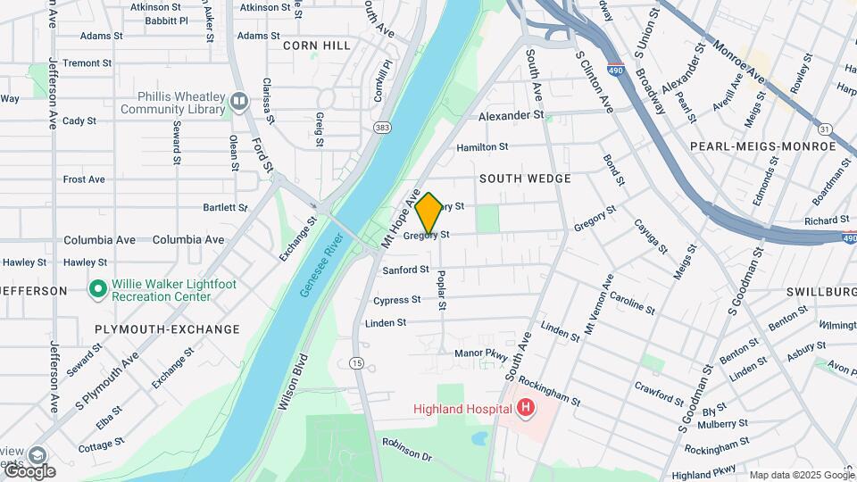 59 Gregory St, Unit 1 Map and Location Details