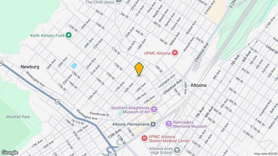 1115 16th Ave Mapa y Detalles de la Ubicación