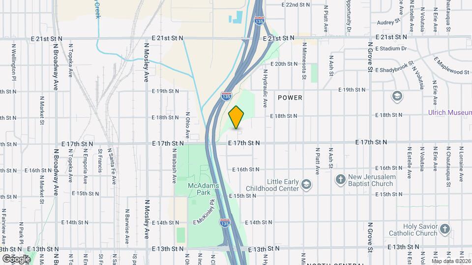 1524 E 17th St N Map and Location Details