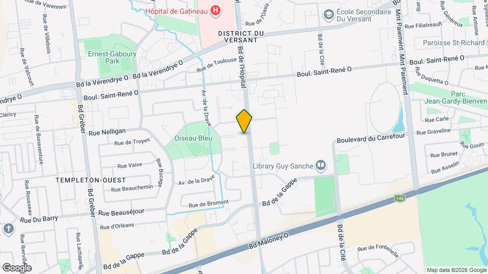 293-307 Boul de l'Hôpital Map and Location Details