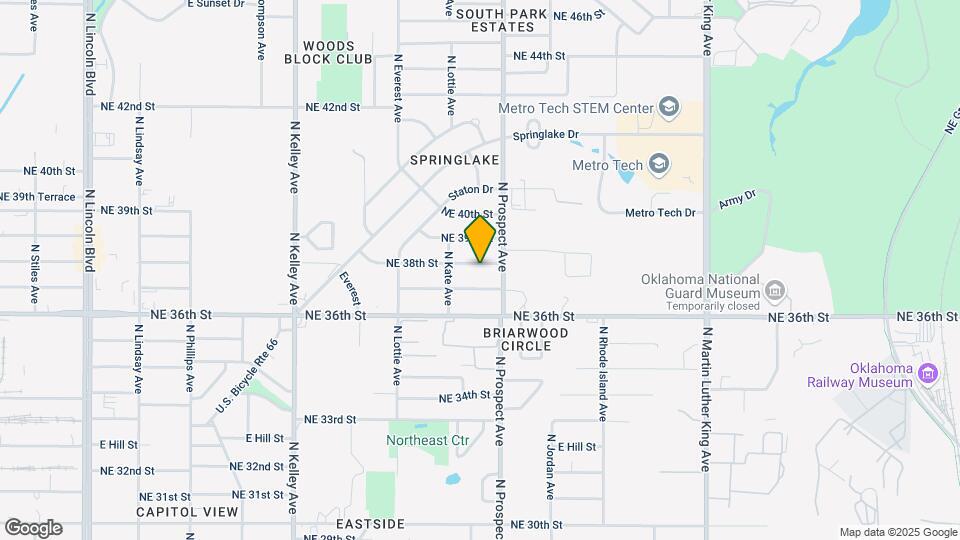 1404 NE 38th St Map and Location Details