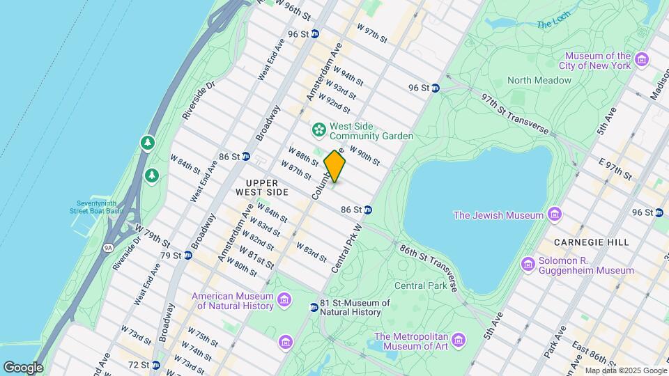 53 W 87th St Mapa y Detalles de la Ubicación