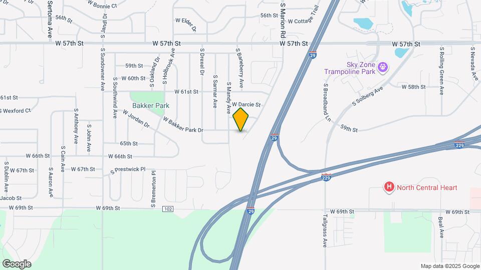 5603 w Bakker park dr Mapa y Detalles de la Ubicación