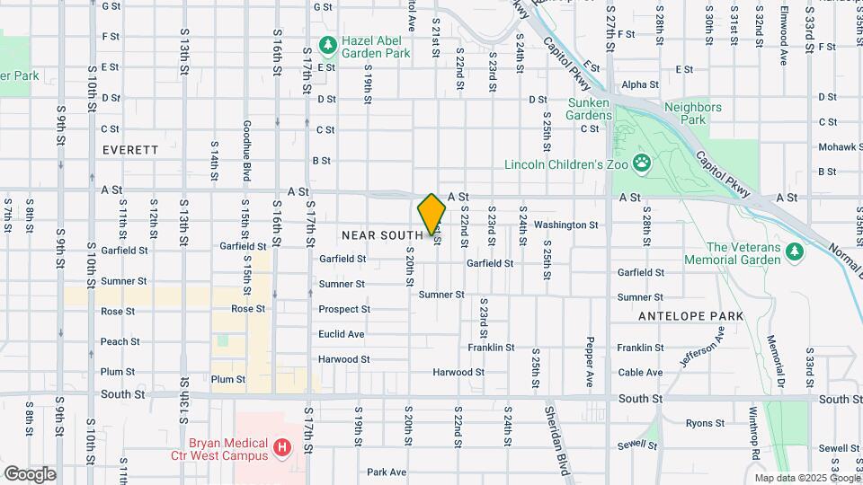 1533 S 21st St Mapa y Detalles de la Ubicación