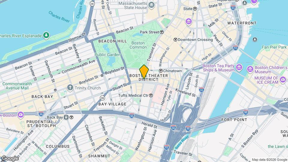 231 Tremont St Map and Location Details