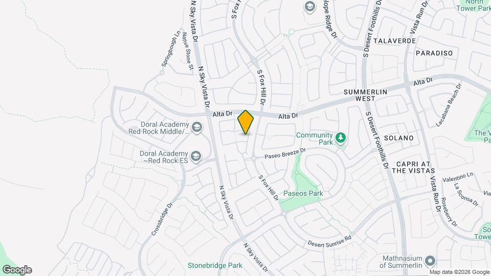 12230 Sandy Peak Ave Map and Location Details