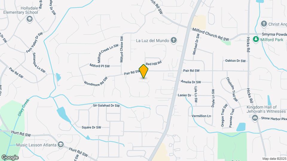 1941 Hidden Valley Dr SW Map and Location Details
