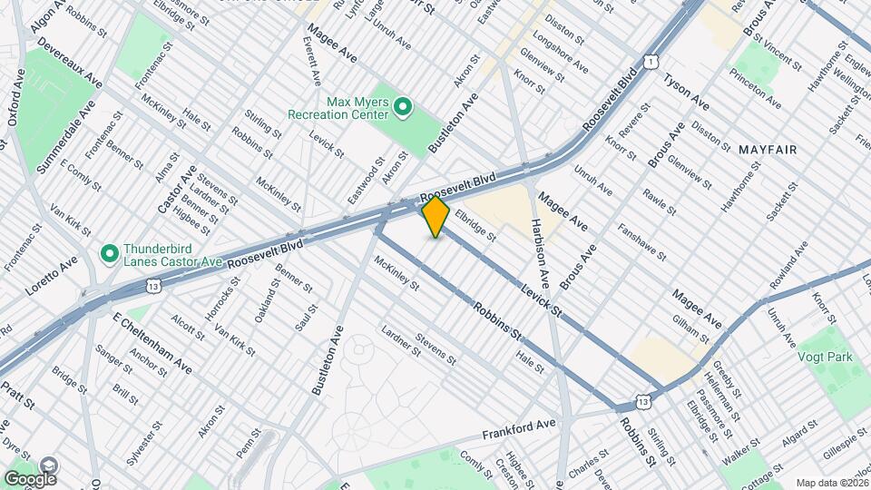 6330 Leonard St Map and Location Details