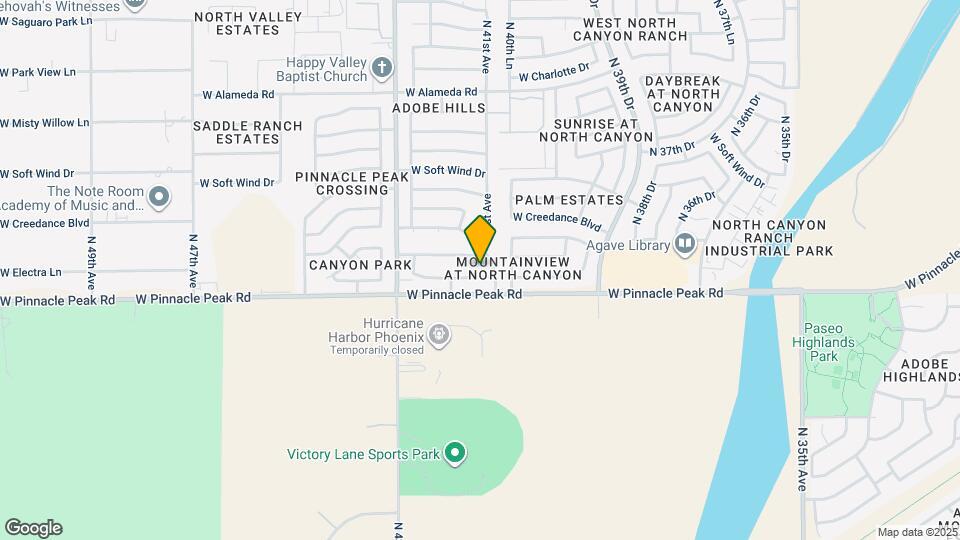 4114 W Electra Ln Map and Location Details