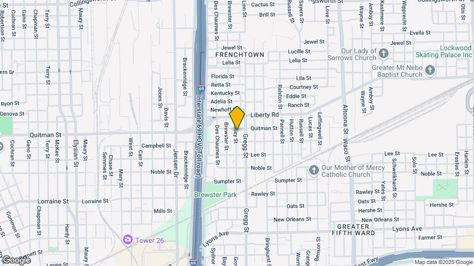 2326 Bringhurst St Mapa y Detalles de la Ubicación