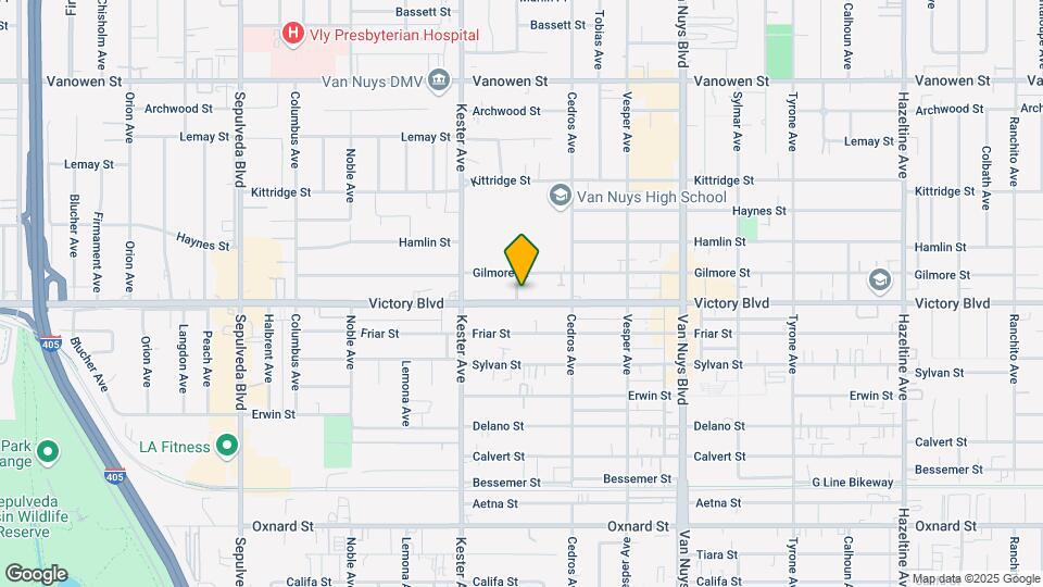 14755 Victory Blvd Map and Location Details