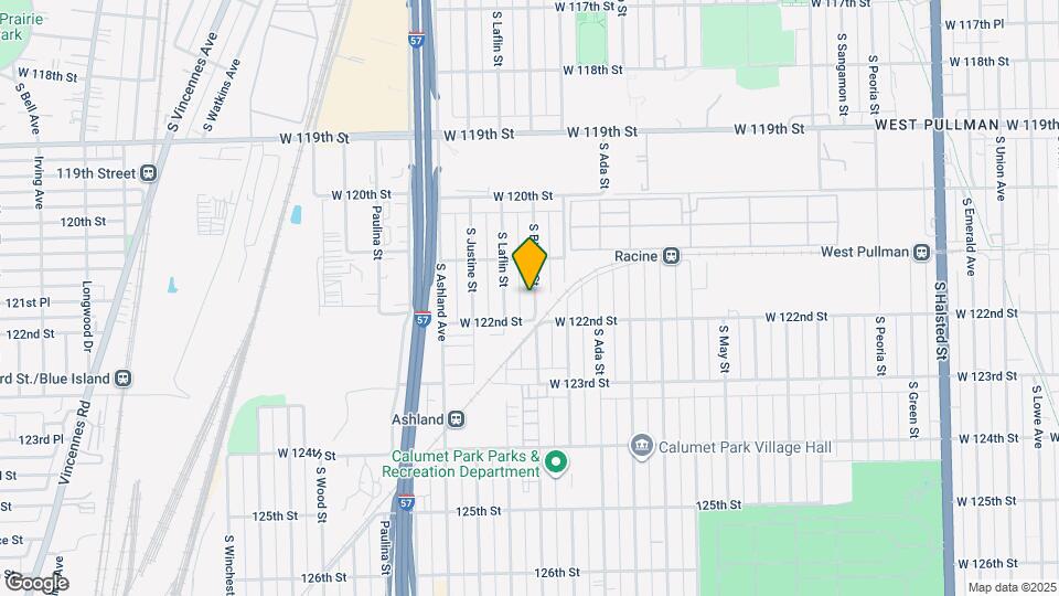 12136 S Bishop St Map and Location Details