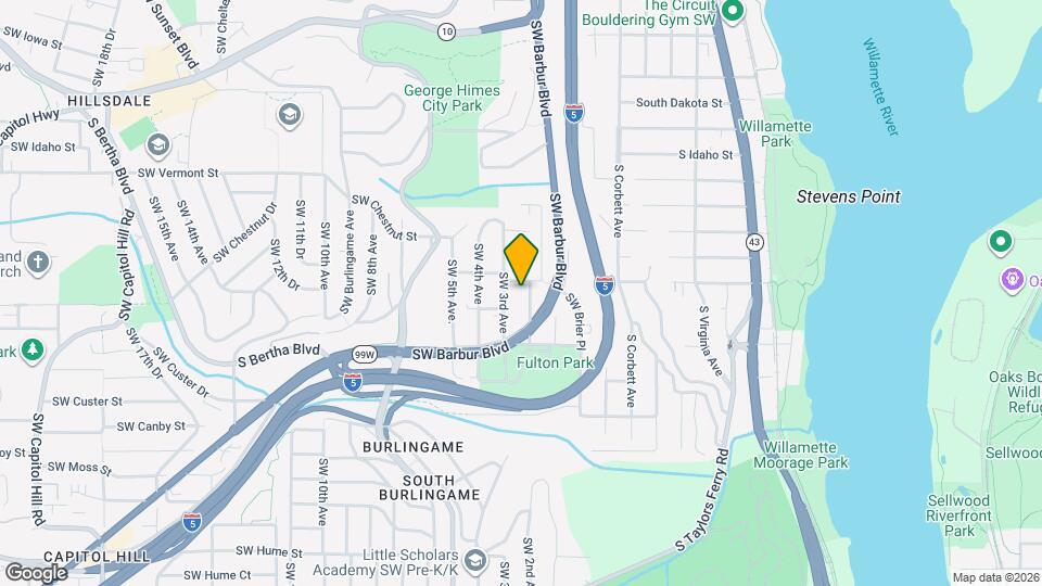 7133 SW 2nd Ave Map and Location Details