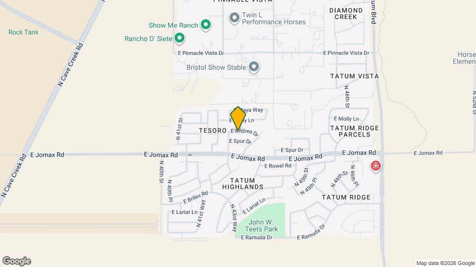 4221 E Andrea Dr, Unit SI ID1570099P Mapa y Detalles de la Ubicación