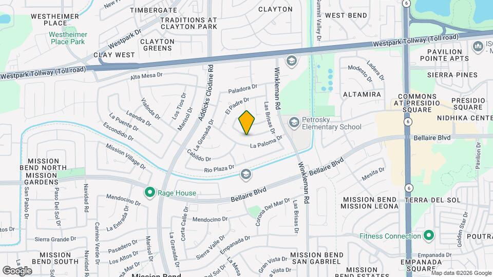 15303 Paseo Del Rey Dr Map and Location Details