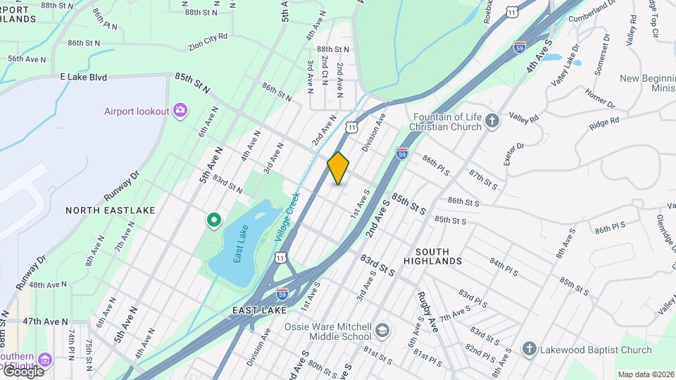 8416 Division Ave Map and Location Details