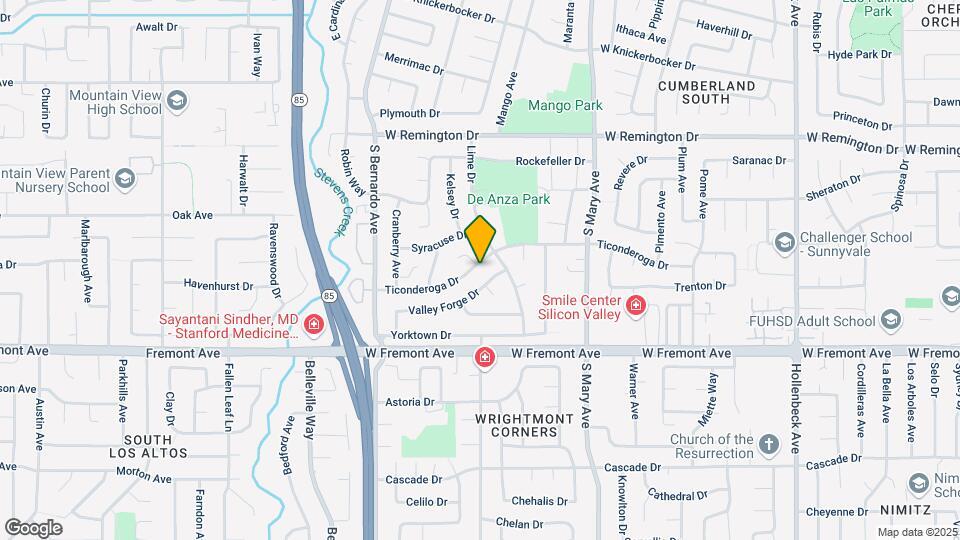 1020 Ticonderoga Dr Map and Location Details