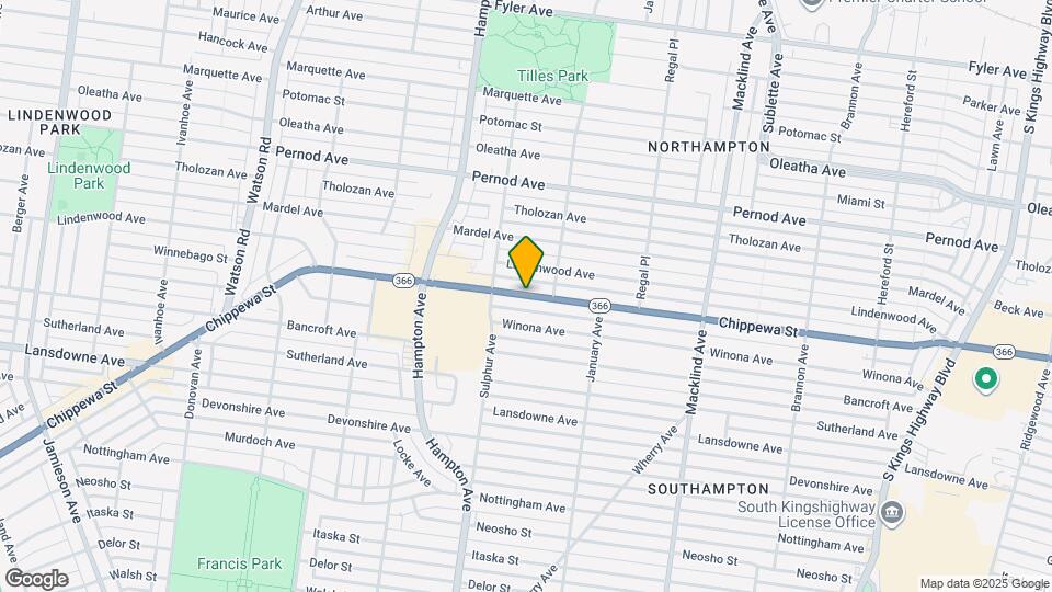 5738 Chippewa St, Unit 5738 Map and Location Details