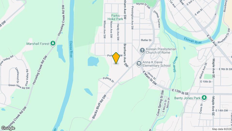 608a Hardy Ave SW, Unit A Map and Location Details