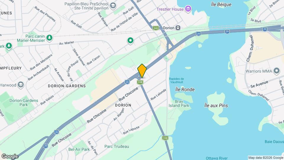 Racine Vaudreuil Map and Location Details