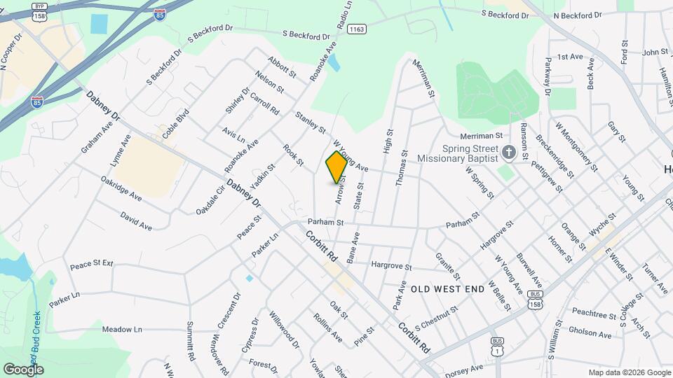 820 Arrow St Map and Location Details