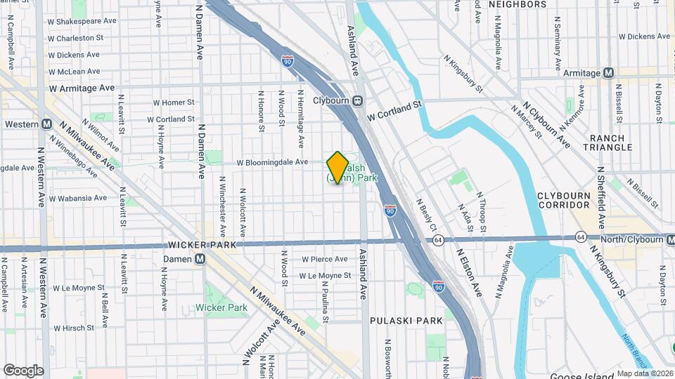 1720 N Marshfield Ave, Unit 101 Mapa y Detalles de la Ubicación