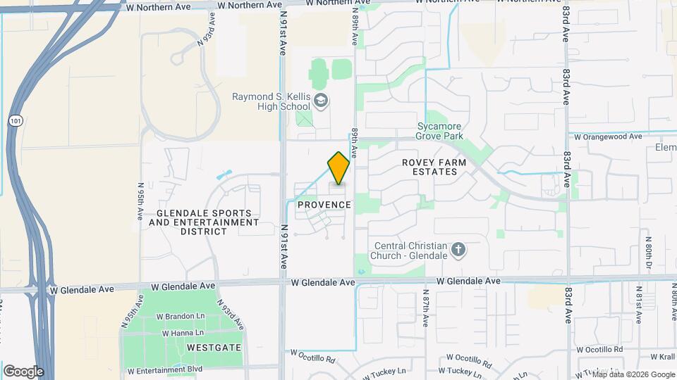 8964 W Northview Ave Map and Location Details