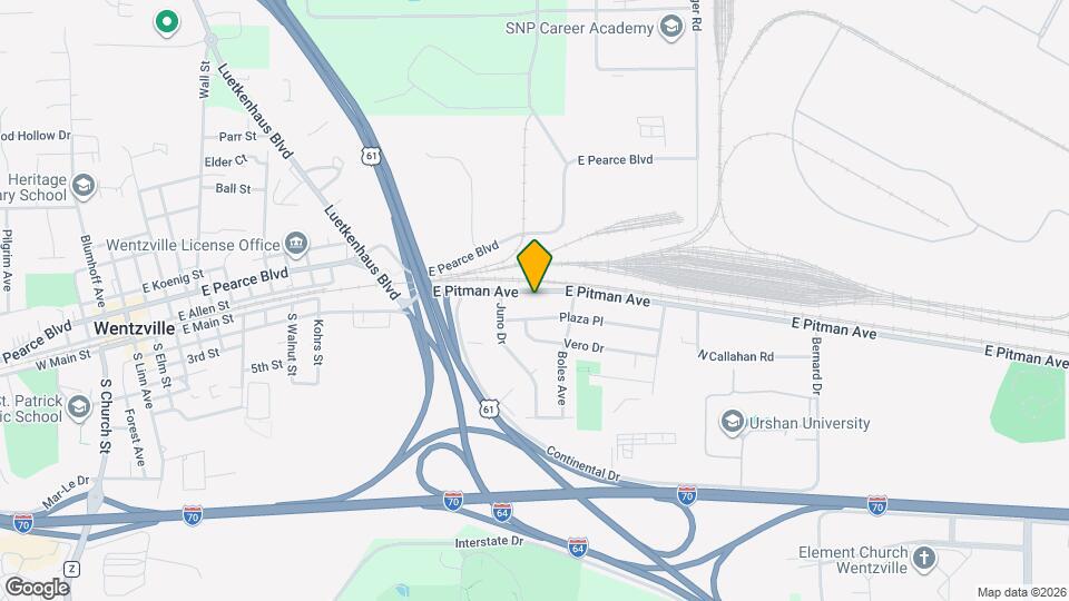 1410 E Pitman Ave Map and Location Details