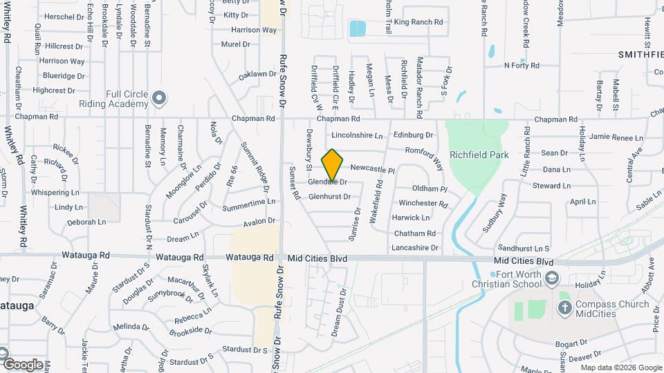 6900 Glendale Dr Map and Location Details