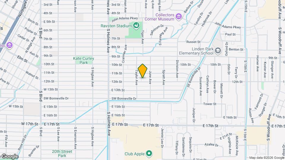 745 12th St Map and Location Details