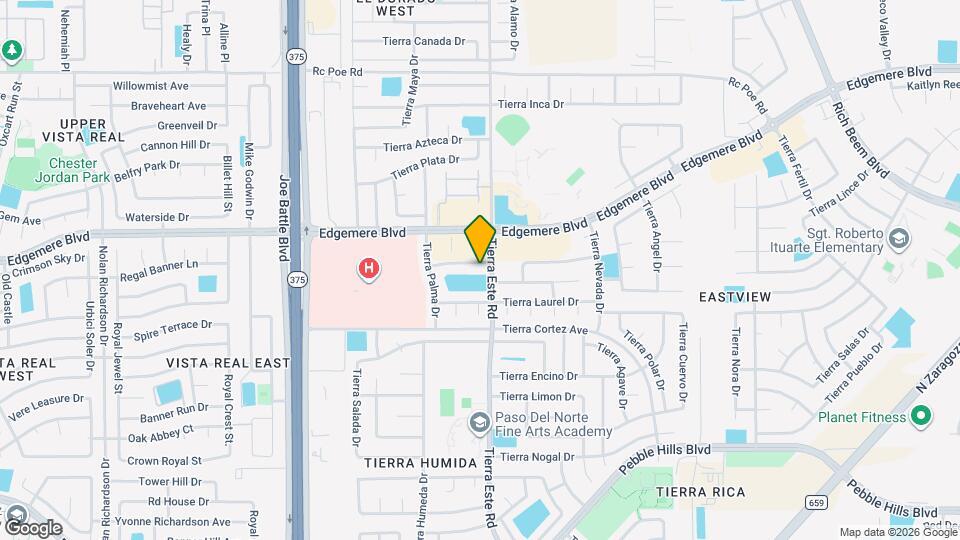 12344 Tierra Limpia Dr Map and Location Details