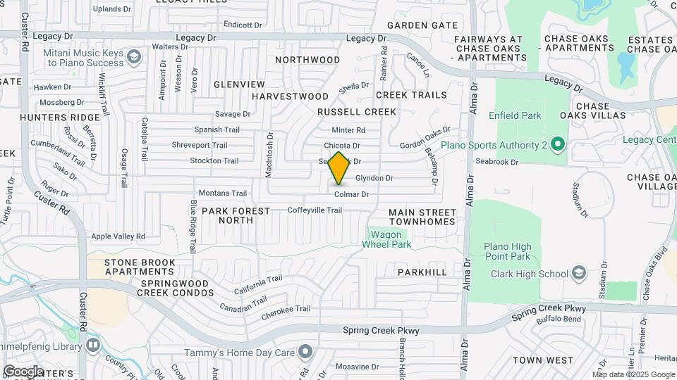 1337 Colmar Dr Mapa y Detalles de la Ubicación