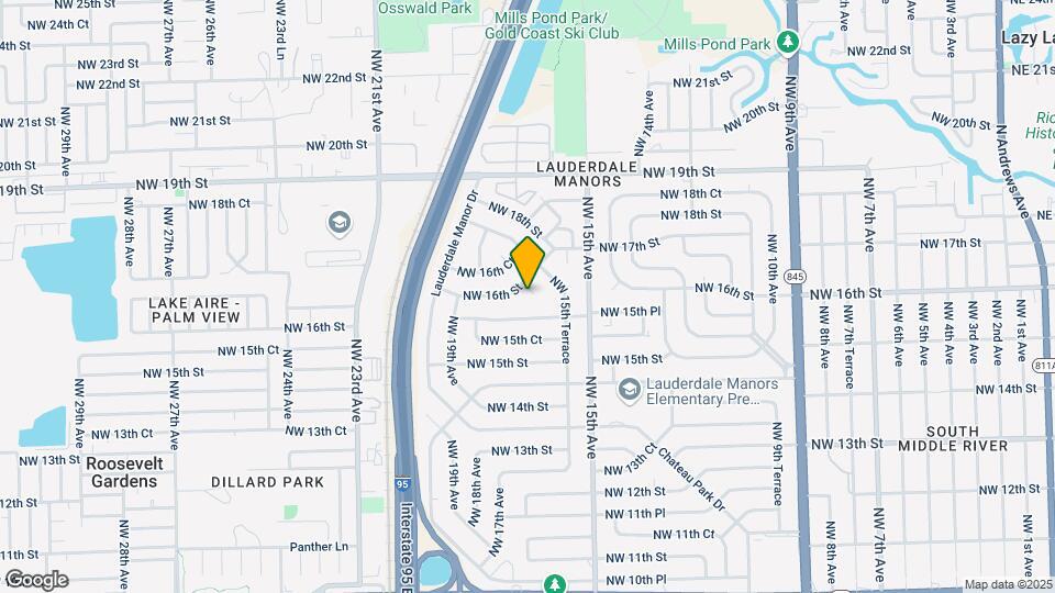 1501 NW 16th Ln Map and Location Details