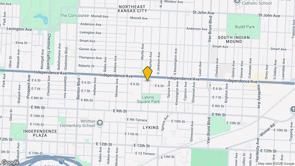 614 Norton Ave Map and Location Details