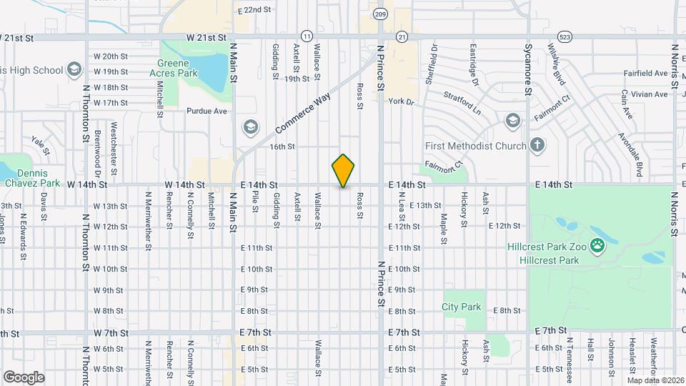 1315 Sheldon St Map and Location Details