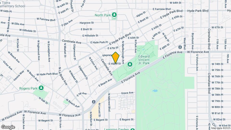 540 E Hazel St Map and Location Details
