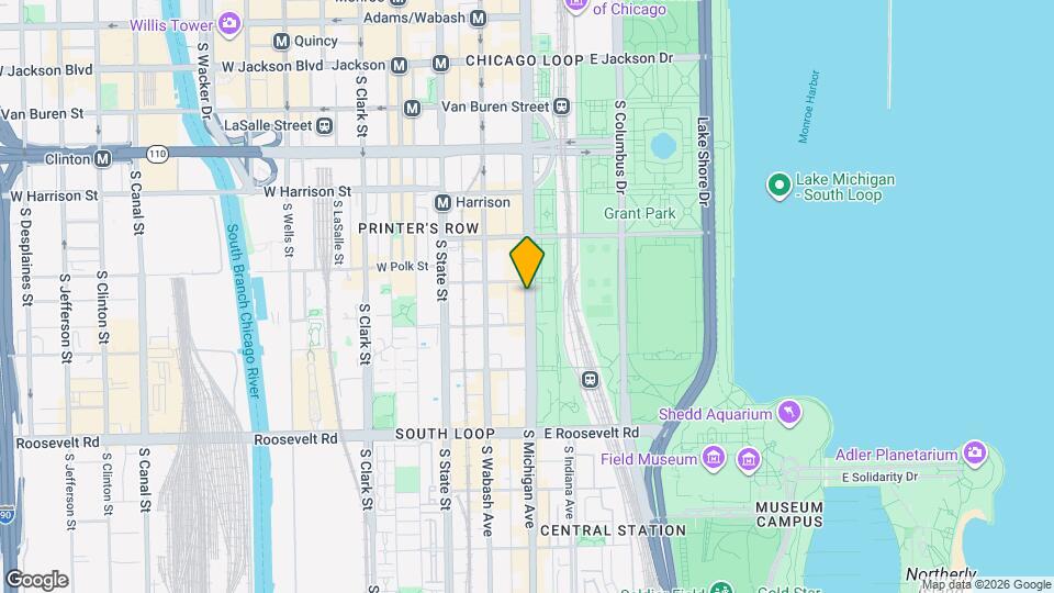 814 S Michigan Ave Mapa y Detalles de la Ubicación