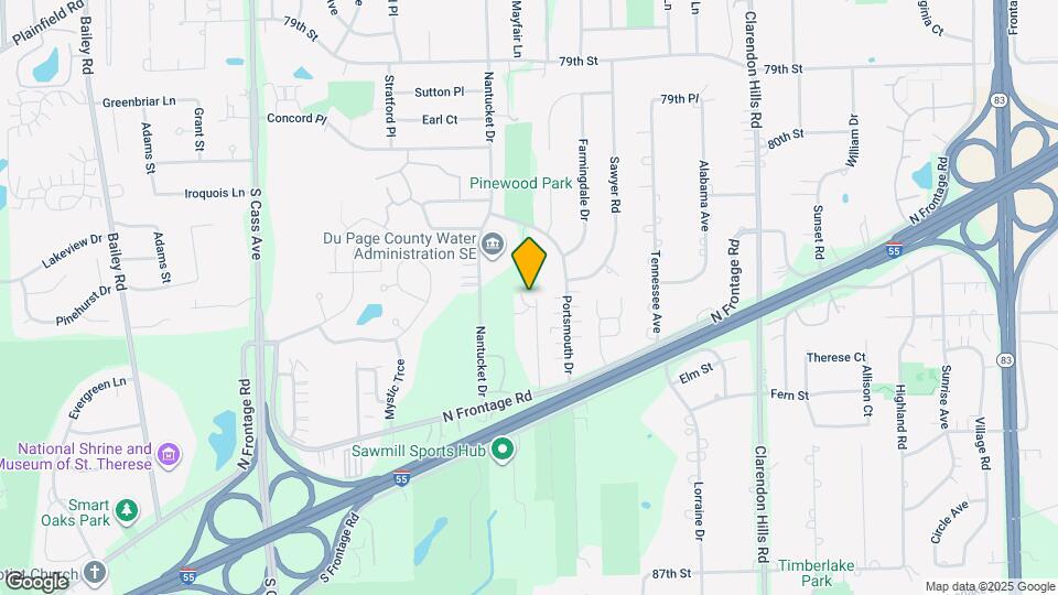 8238 Woodland Dr Map and Location Details