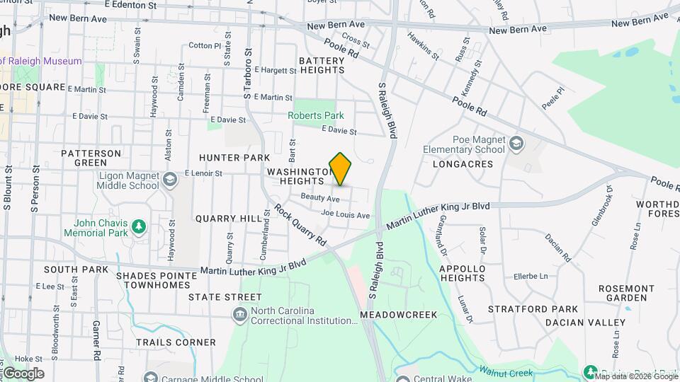 1506 E Lenoir St Map and Location Details