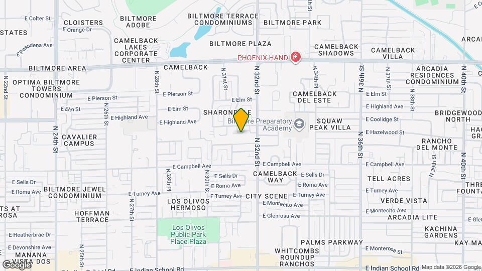 3129 E Hazelwood St Map and Location Details
