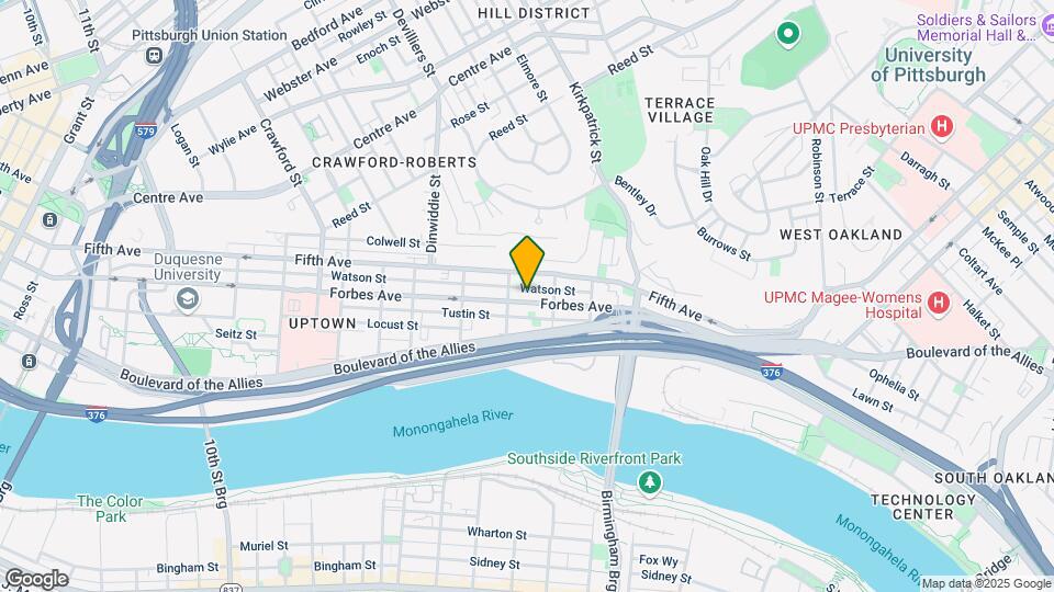 2017 Forbes Ave Mapa y Detalles de la Ubicación